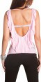 Camiseta tira brillos espalda y volantes